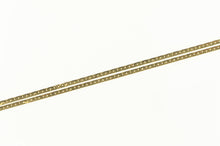 Load image into Gallery viewer, 14K 1.0mm Squared Flat Link Simple Chain Necklace 19.25&quot; Yellow Gold