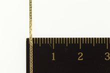 Load image into Gallery viewer, 14K 1.0mm Squared Flat Link Simple Chain Necklace 19.25&quot; Yellow Gold