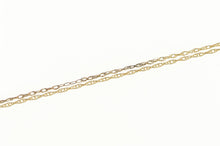 Load image into Gallery viewer, 10K 0.7mm Rolling Cable Link Twist Spiral Chain Necklace 18&quot; Yellow Gold