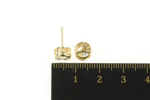Load image into Gallery viewer, 14K Round Solitaire Simple CZ Stud Classic Earrings Yellow Gold