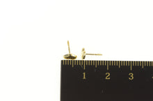 Load image into Gallery viewer, 10K Heart Love Symbol Classic Valentine Stud Earrings Yellow Gold
