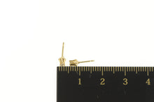 Load image into Gallery viewer, 14K Retro Diamond Solitaire Classic Simple Stud Earrings Yellow Gold