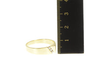Load image into Gallery viewer, 14K Squared Diamond Asymmetrical Wedding Ring Yellow Gold