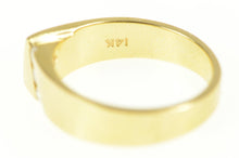 Load image into Gallery viewer, 14K Squared Diamond Asymmetrical Wedding Ring Yellow Gold