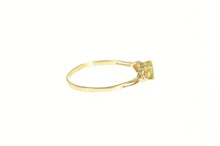 Load image into Gallery viewer, 10K Oval Peridot Diamond Accent Classic Ring Yellow Gold