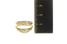 Load image into Gallery viewer, Gold Filled Victorian Sterling Ornate Floral Wedding Band Ring