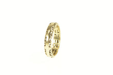 Load image into Gallery viewer, 14K Victorian Ornate Geometric Wedding Band Ring Yellow Gold