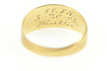 Load image into Gallery viewer, 14K 1890&#39;s Victorian Ornate DOL Monogram Ring Yellow Gold