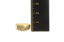 Load image into Gallery viewer, 14K 1890&#39;s Victorian Ornate DOL Monogram Ring Yellow Gold