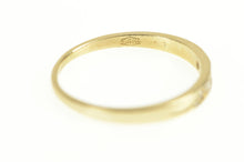 Load image into Gallery viewer, 14K 1950&#39;s Retro Diamond Wavy Design Wedding Ring Yellow Gold
