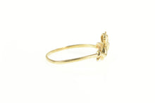 Load image into Gallery viewer, 10K Cupid Diamond Inset Valentine Love Promise Ring Yellow Gold