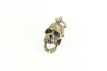 Load image into Gallery viewer, Sterling Silver Articulated 3D Human Skull Bones Skeleton Charm/Pendant
