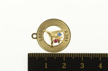 Load image into Gallery viewer, 14K Good Luck Bon Voyage Retro 1960&#39;s Plane Charm/Pendant Yellow Gold