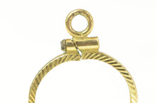Load image into Gallery viewer, 14K 13.5mm Grooved 1/20 oz. Gold Panda Coin Charm/Pendant Yellow Gold