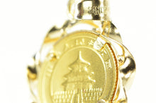 Load image into Gallery viewer, 14K 1994 1/20th Oz Chinese Gold Panda Coin Pendant Yellow Gold
