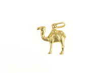 Load image into Gallery viewer, 14K 3D Puffy High Relief Camel Desert Animal Charm/Pendant Yellow Gold