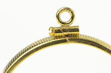 Load image into Gallery viewer, 14K 1 Oz. Gold Platinum Maple Leaf Coin Holder Pendant Yellow Gold