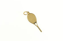 Load image into Gallery viewer, 14K 3D Tennis Racket Racquet Sports Charm/Pendant Yellow Gold