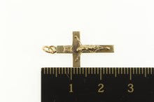 Load image into Gallery viewer, 10K Cross Crucifix Jesus Christ Faith Symbol Charm/Pendant Yellow Gold