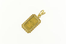 Load image into Gallery viewer, 14K Credit Suisse 1g One Gram Bar Ingot Charm/Pendant Yellow Gold