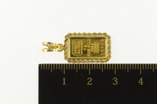 Load image into Gallery viewer, 14K Credit Suisse 1g One Gram Bar Ingot Charm/Pendant Yellow Gold