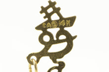 Load image into Gallery viewer, 14K #1 Number One Grandma Grandmother Word Charm/Pendant Yellow Gold
