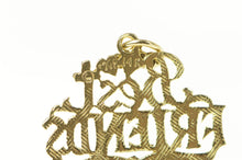 Load image into Gallery viewer, 14K Best Friends Friendship Bond Word Charm/Pendant Yellow Gold