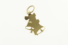 Load image into Gallery viewer, 14K Wedding Bell Romantic Marriage Symbol Charm/Pendant Yellow Gold