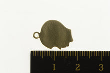 Load image into Gallery viewer, 14K Retro Boy Profile Child Kid&#39;s Engravable Charm/Pendant Yellow Gold