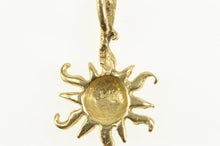 Load image into Gallery viewer, 14K Sun Diamond Cut Classic Charm/Pendant Yellow Gold