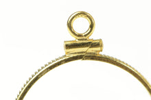 Load image into Gallery viewer, 14K $5 Gold 1840-1929 Coin Holder Bezel Charm/Pendant Yellow Gold