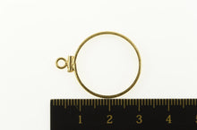 Load image into Gallery viewer, 14K $5 Gold 1840-1929 Coin Holder Bezel Charm/Pendant Yellow Gold
