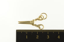 Load image into Gallery viewer, 14K 3D Articulated Scissors Arts &amp; Crafts School Charm/Pendant Yellow Gold