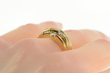 Load image into Gallery viewer, 14K 0.68 Ctw Diamond Tiered Layered Statement Ring Yellow Gold