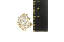 Load image into Gallery viewer, 14K 2.28 Ctw 1960&#39;s Diamond Cluster Statement Ring Yellow Gold
