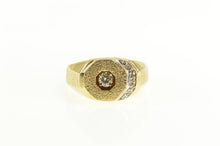 Load image into Gallery viewer, 14K 0.40 Ctw 1960&#39;s Diamond Hexagone Statement Ring Yellow Gold