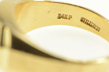 Load image into Gallery viewer, 14K 0.40 Ctw 1960&#39;s Diamond Hexagone Statement Ring Yellow Gold