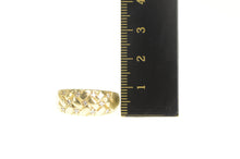 Load image into Gallery viewer, 14K Diamond Inset Woven Braid Design Statement Ring Yellow Gold