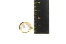 Load image into Gallery viewer, 14K Retro Mabe Pearl Diamond Accent Swirl Ring Yellow Gold