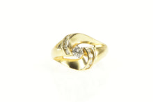 Load image into Gallery viewer, 14K 0.50 Ctw Diamond Retro Swirl Engagement Ring Yellow Gold