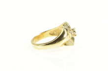 Load image into Gallery viewer, 14K 0.50 Ctw Diamond Retro Swirl Engagement Ring Yellow Gold