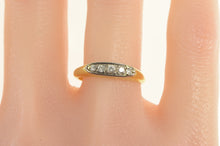 Load image into Gallery viewer, 14K 1930&#39;s Diamond 0.21 Ctw Classic Wedding Band Ring Yellow Gold