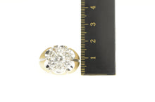 Load image into Gallery viewer, 14K 3.00 Ctw Retro Ornate Diamond Cluster Ring Yellow Gold