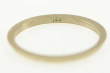 Load image into Gallery viewer, 14K Vintage NOS 1950&#39;s Simple Grooved Band Ring White Gold