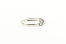 Load image into Gallery viewer, 14K Tanzanite Diamond Accent Classic Wedding Band Ring White Gold