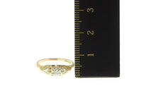 Load image into Gallery viewer, 14K 1940&#39;s Diamond Heart Accent Classic Promise Ring Yellow Gold