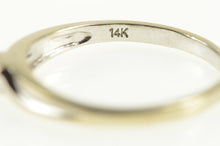 Load image into Gallery viewer, 14K Classic Diamond Simple Wedding Band Ring White Gold