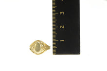 Load image into Gallery viewer, 10K Oval Ornate Filigree Statement Childs Ring Yellow Gold