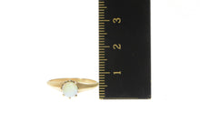 Load image into Gallery viewer, 14K Victorian Ornate Opal Classic Engagement Ring Yellow Gold