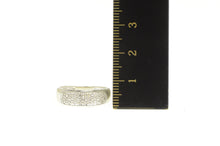 Load image into Gallery viewer, 14K 0.25 Ctw Pave Diamond Encrusted Band Ring White Gold